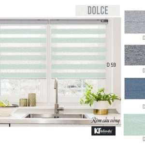 Rèm cầu vồng Dolce phòng bếp KT D59