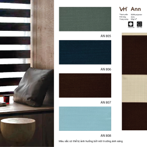 Rèm cầu vồng VH bảng màu Ann tiếp theo AN 807