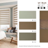 Rèm cầu vồng VH bảng màu Blush phòng ngủ BL 1122