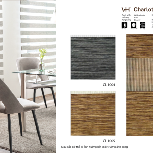 Rèm cầu vồng VH bảng màu Charlotte tiếp theo CL 1005