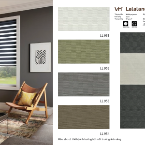 Rèm cầu vồng VH bảng màu Lalaland xanh lá LL 955