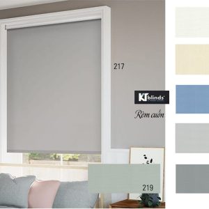 Rèm cuốn trơn phòng ngủ nhiều màu KT 217
