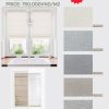 Rèm roman 122 phòng bếp RM1222-RM1227