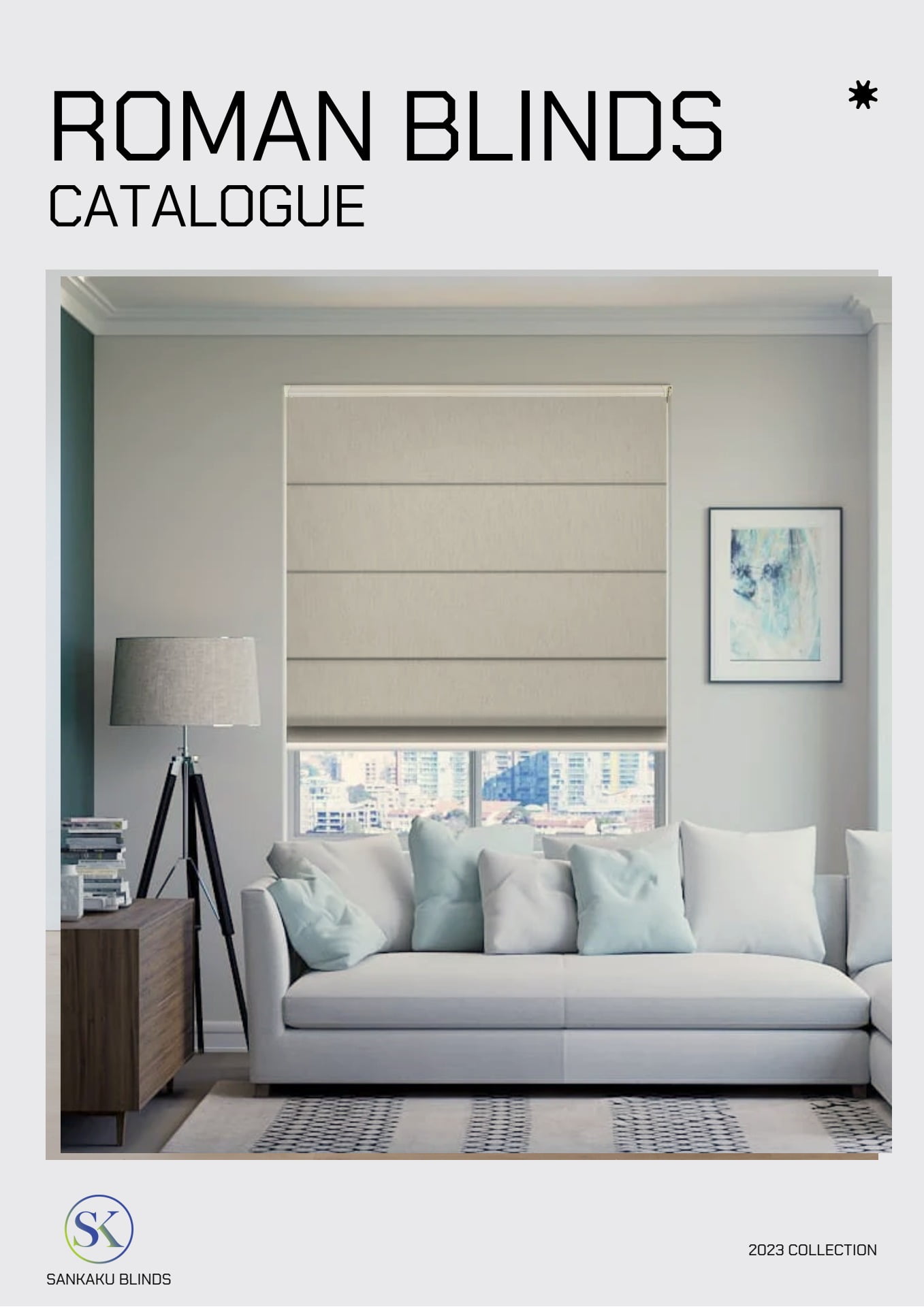 Rèm roman Sankaku - Roman Blinds Catalogue 2023 Collection