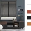 Rèm sáo gỗ phòng khách màu đen KTW 03
