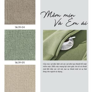 Rèm vải Chenille SK39 - (4-6)