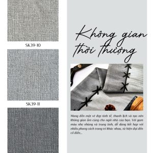 Rèm vải Chenille SK39 - (10-12)