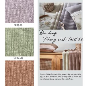 Rèm vải Chenille SK39 - (19-21)