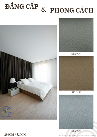 Rèm vải dệt 3 lớp SK42 - (29-31)