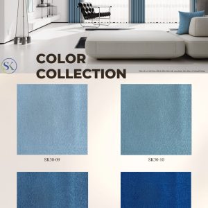 Rèm vải dệt hoa văn họa tiết bóng nhẹ nhàng SK30 - (9-12)