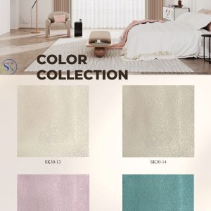 Rèm vải dệt hoa văn họa tiết bóng nhẹ nhàng SK30 - (13-16)