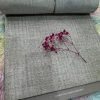 Vải dệt vân lanh màu xám