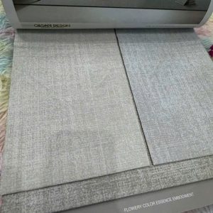 Vải dệt vân lanh màu xám