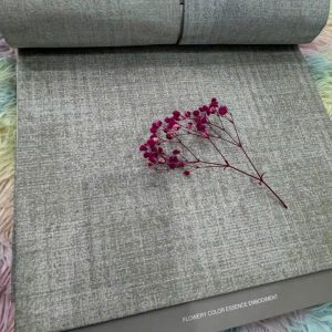 Vải dệt vân lanh màu xám