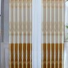 Vải hoa văn HT huy chương baroque sóng kem vàng đồng