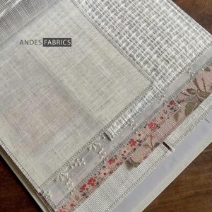 Vải linen trơn kem tự nhiên