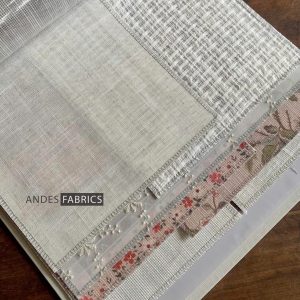 Vải linen trơn kem tự nhiên