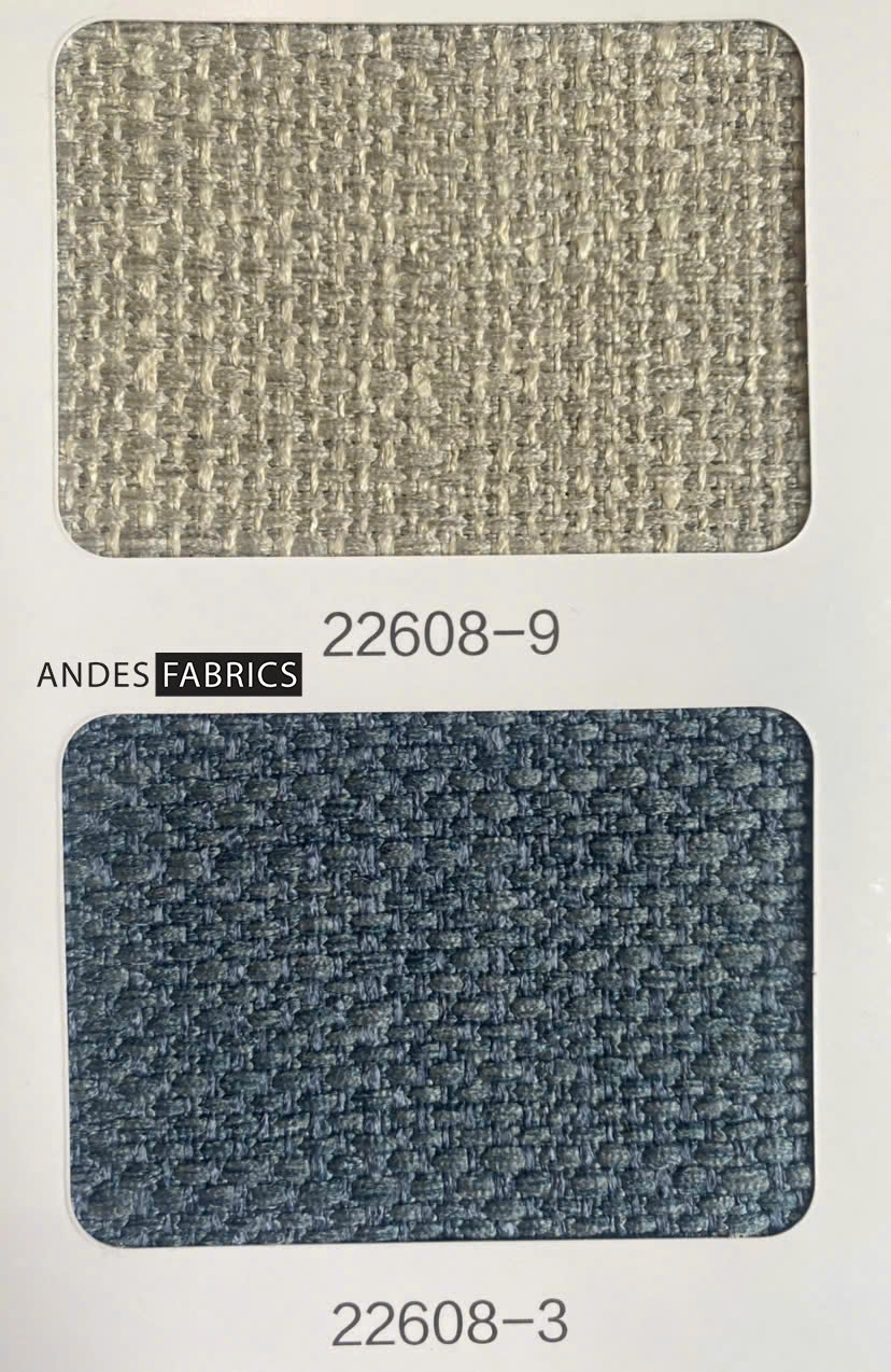 Vải trơn dệt thô bouclé series 22608 đa màu