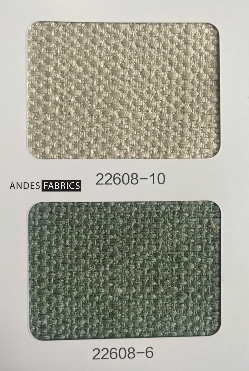 Vải trơn dệt thô bouclé series 22608 đa màu
